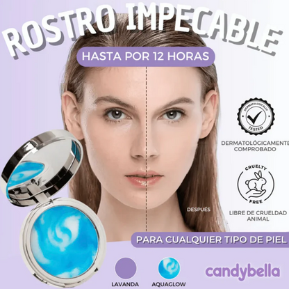 Candy Bella® Polvo Gel prensado para control de grasa facial